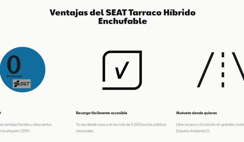 
								SEAT TARRACO 1.4 e-HYBRID 180kW (245CV) DSG FR lleno									